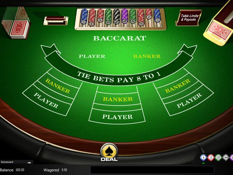 Baccarat Xoso6611 có 3 cửa để người chơi đặt cược